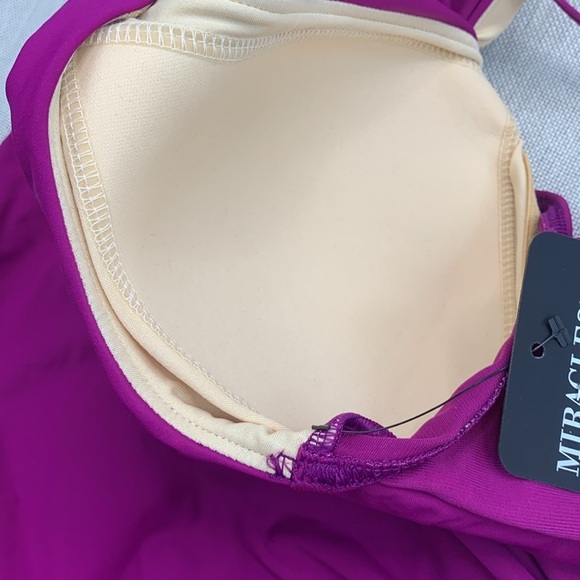 Miraclesuit Rock Solid Wrapsody One-Piece Women's Swimsuits Size 8 - Picture 4 of 10